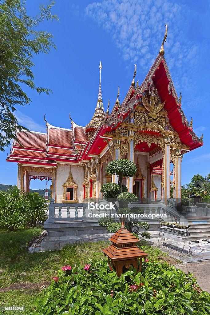 Templo budista - Foto de stock de Arquitetura royalty-free