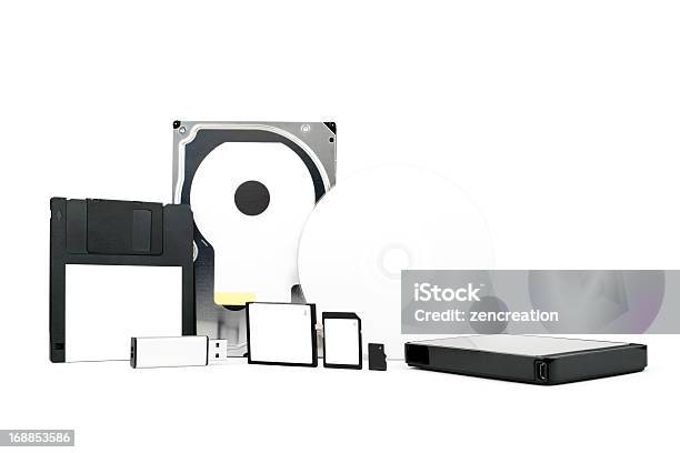 種類のバックアップおよびストレージ機器デジタルデータ - USBスティックのストックフォトや画像を多数ご用意 - USBスティック, カットアウト, コンパクトディスク
