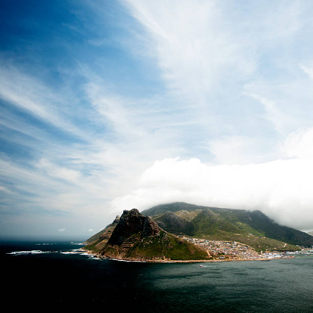 The Sentinel The Sentinel at Hout Bay South Africa. chapmans peak drive stock pictures, royalty-free photos & images