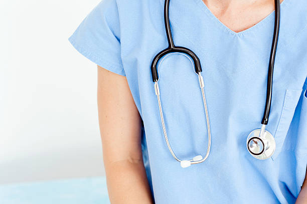 Medical female Stetoscope around medical person generic description stock pictures, royalty-free photos & images