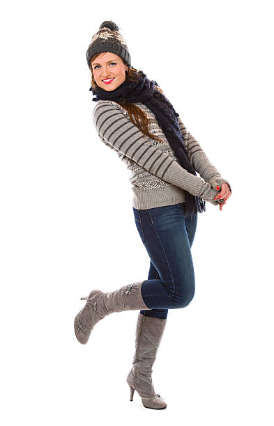 istock Woman and woolen outfit 168855168