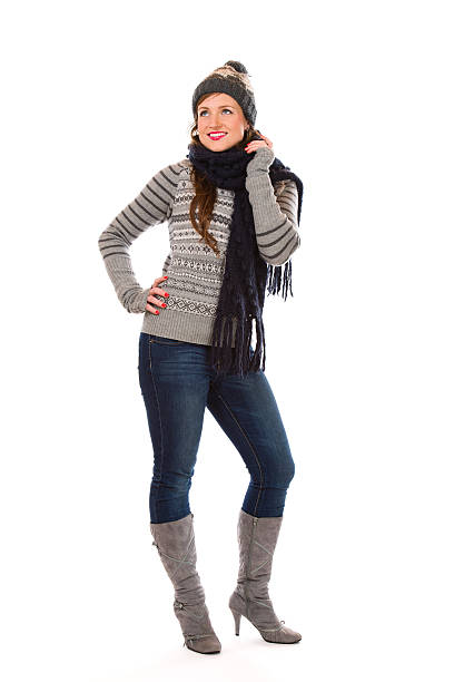 istock Woman and woolen outfit 168855171