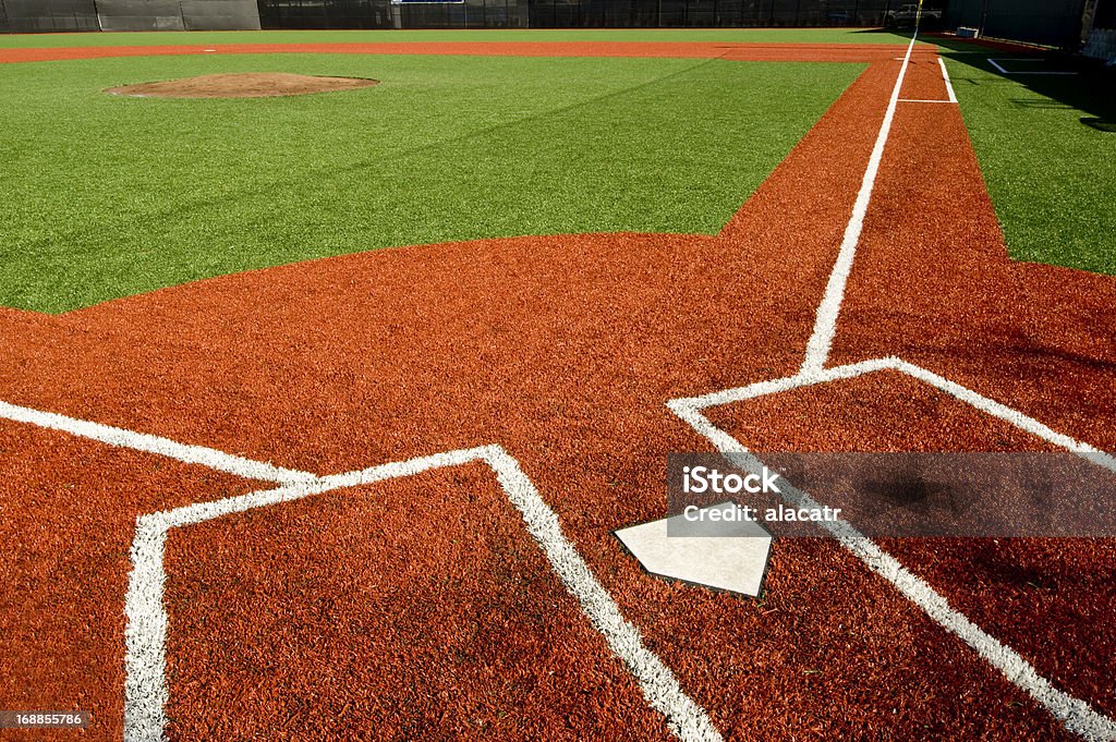 Campo de béisbol - Foto de stock de Campo de béisbol libre de derechos Campo de béisbol - Foto de stock de Campo de béisbol libre de derechos