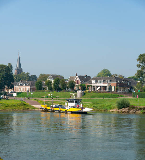 istock Ferry service over the river IJssel, the Netherlands. 1688558380
