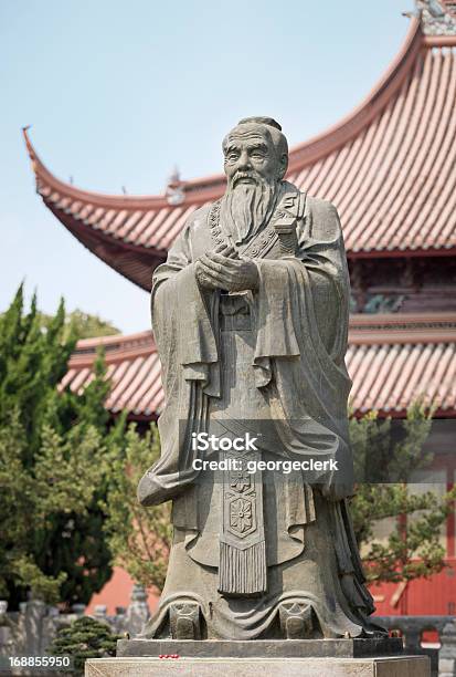 Confucius Statue And Temple In Suzhou China Stock Photo - Download Image Now - Confucius, Philosopher, Ancient