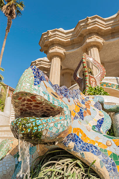istock Barcelona Gaudi lizard in Parc Guell Spain 168857070