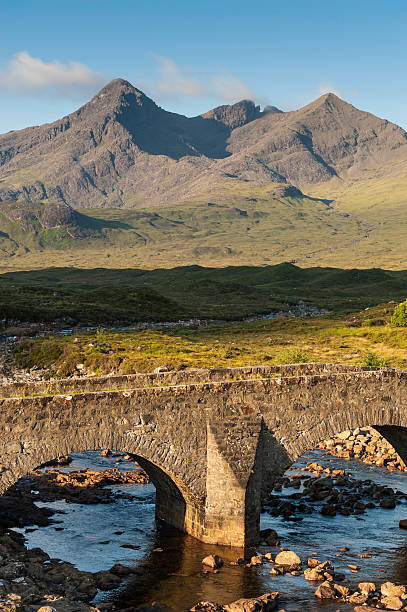 istock Scotland Cuillin mountains peaks ancient stone bridge Skye 168857192
