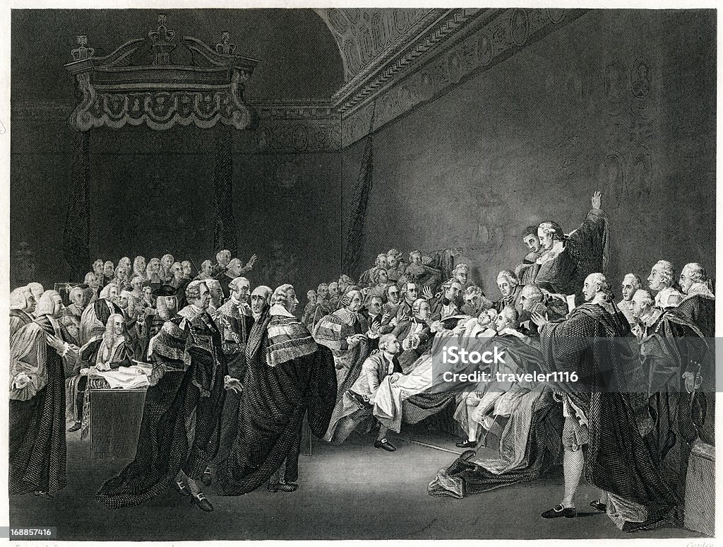 Das Earl Of Chatham die Todesstrafe - Lizenzfrei Copley Square Stock-Illustration