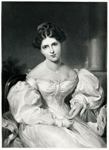 Engraving From 1873 Featuring The British Actress, Writer And Abolitionist, Frances Anne 