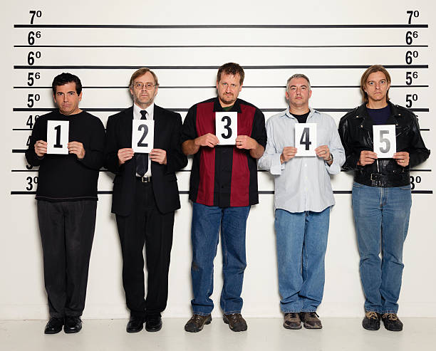 istock Men in a Police Lineup 168857837