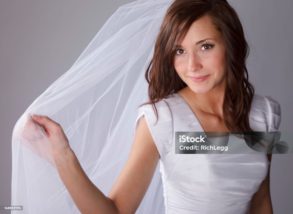 Linda jovem noiva - Foto de stock de 20 Anos royalty-free