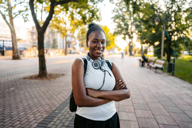 istock Young Female Jogger In The Public Park 1688595782