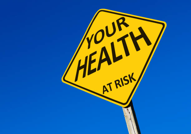 istock Road Sign; Your Health At Risk 168859670