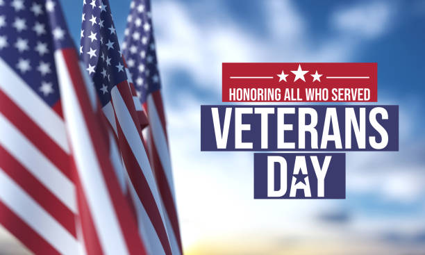 USA Flag And Veterans Day