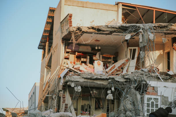 istock Buildings collapsed in the earthquake 1688660989