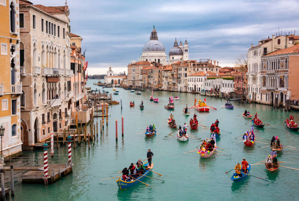 istock Grand Canal with gondolas in Venice, Italy 1688668668