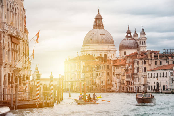 istock Grand Canal with gondolas in Venice, Italy 1688671513
