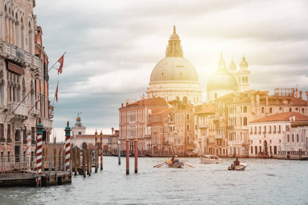 istock Grand Canal with gondolas in Venice, Italy 1688671543
