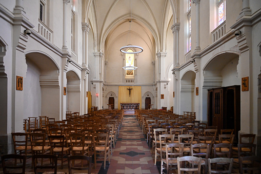 Inside the very famous church of an abbey called Kloster Weltenburg in Kelheim - near Regensburg in Germany.