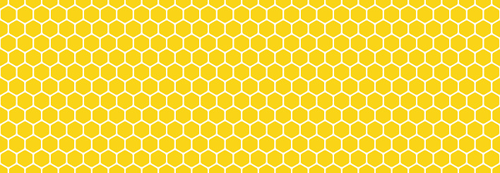 Honey Geometry Pattern Honeycomb Pattern Honey Background With Hexagon Geometry Stock ...