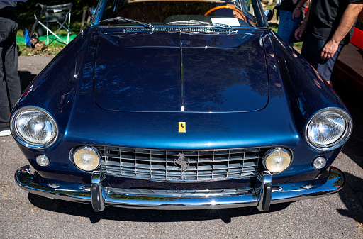 Reno, NV - August 4, 2021: 1963 Chevrolet Corvette Stingray Split Window Coupe at a local car show.
