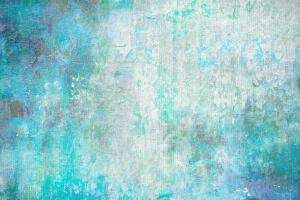 istock Tuquoise wall texture - grunge damaged weathered surface - textured background 1688824405