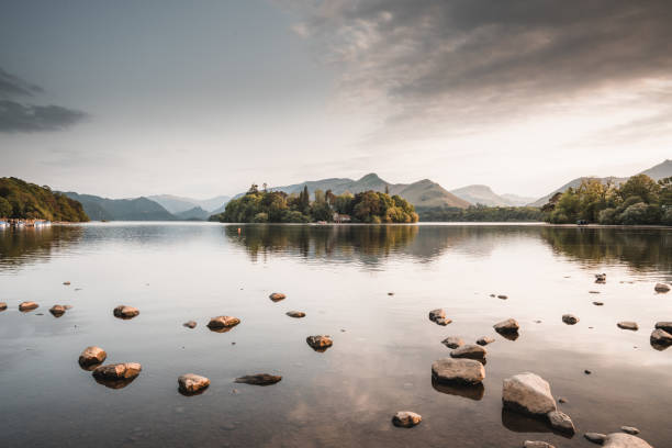 istock Sunset at Derwentwater, Lake District, England UK 1688874409
