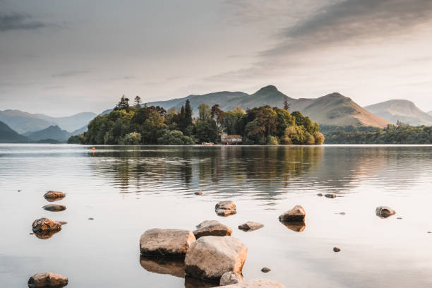 istock Sunset at Derwentwater, Lake District, England UK 1688875595
