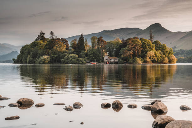istock Sunset at Derwentwater, Lake District, England UK 1688876153