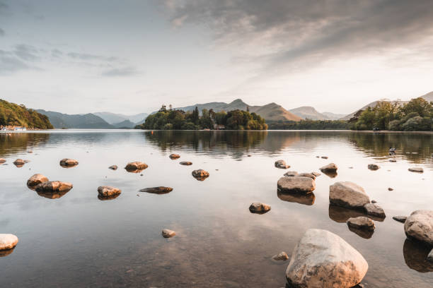 istock Sunset at Derwentwater, Lake District, England UK 1688876155