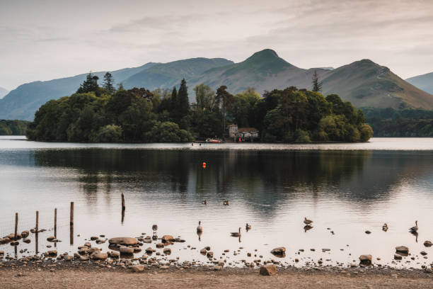 istock Sunset at Derwentwater, Lake District, England UK 1688877226