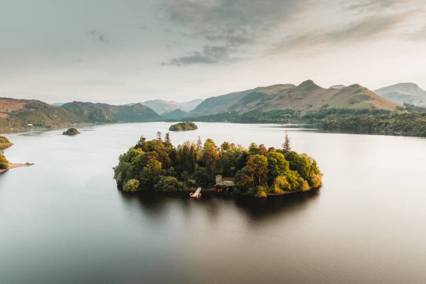 istock Sunset at Derwentwater, Lake District, England UK 1688880105