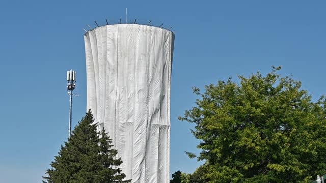 Water Tower Curtain