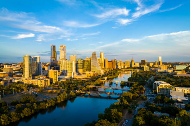 Austin Texas Golden Hour sunset 2023