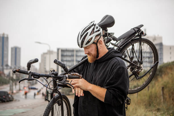 istock Handsome redhead man enjoying the active biking lifestyle 1689020101