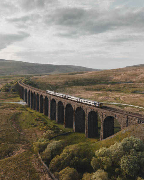istock Sunset at the Ribblehead Viaduct, Yorkshire, England, UK 1689040781