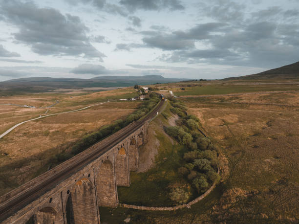 istock Sunset at the Ribblehead Viaduct, Yorkshire, England, UK 1689041366