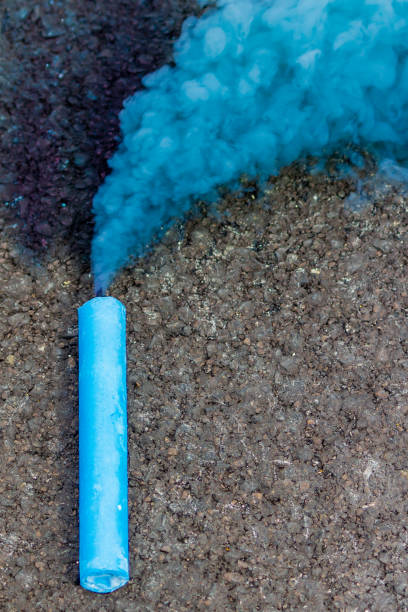 istock Blue Smoke in Outdoor Environment 1689050678