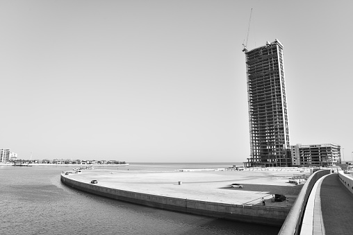 Skyscraper under Construction in Manama, Bahrain