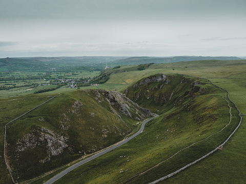 Winnats Pass, The Peak District, England, UK