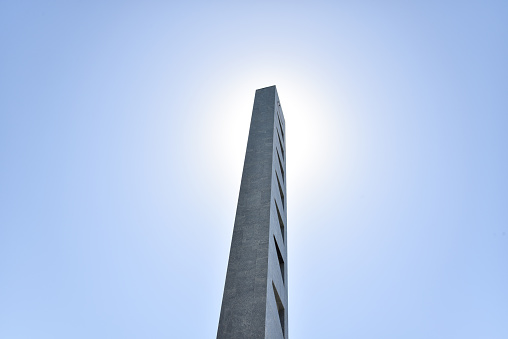 Minaret of a Modern Mosque in Manama, Bahrain