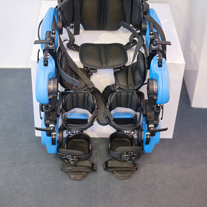 Exoskeleton for rehabilitation exercises for disabled persons, nobody