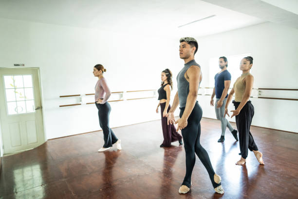 istock Group of people dancing at dance studio 1689141120
