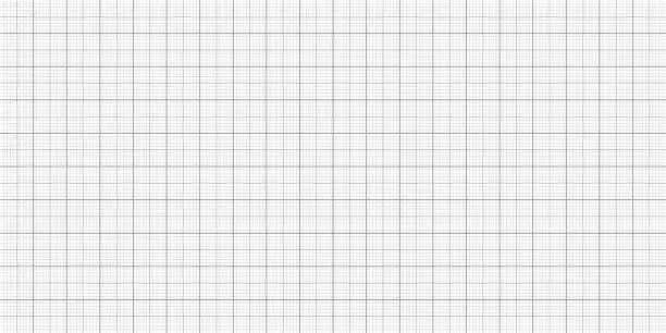 Vector illustration of Sheet of graph paper with grid. Millimeter paper texture, geometric pattern. Gray lined blank for drawing, studying, technical engineering or scale measurement. Vector illustration