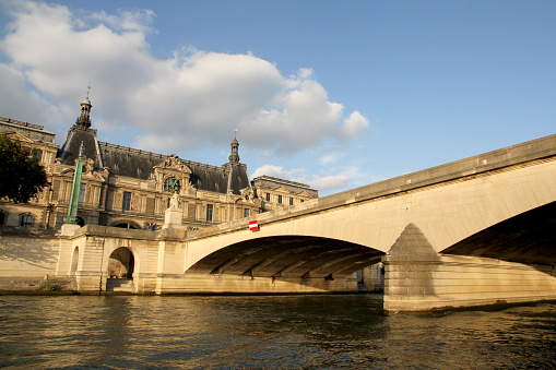 The Seine River in the heart of Paris.