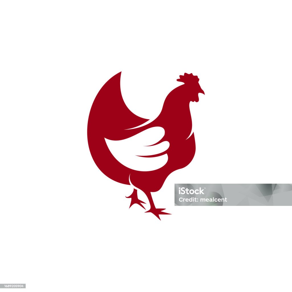 Poultry Design Vector Chicken Design Element Vector With Creative Idea Stock Illustration ...