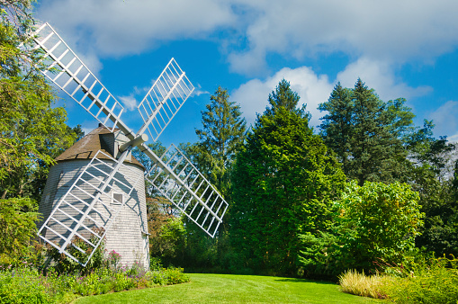 The old East Mill (c1800) on Cape Cod on a mid September afternoon.