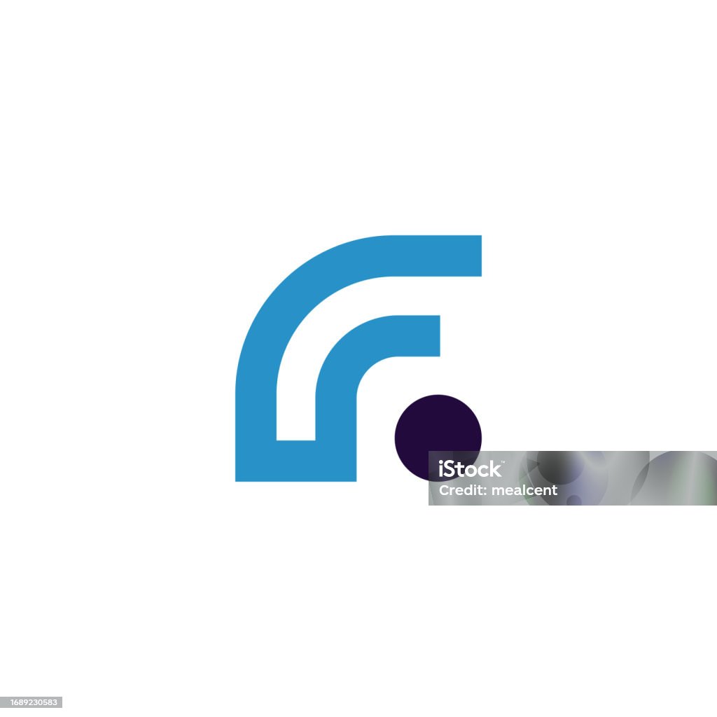 Custom F Designs Letter F Design Element Vector With Modern Style Stock Illustration ...