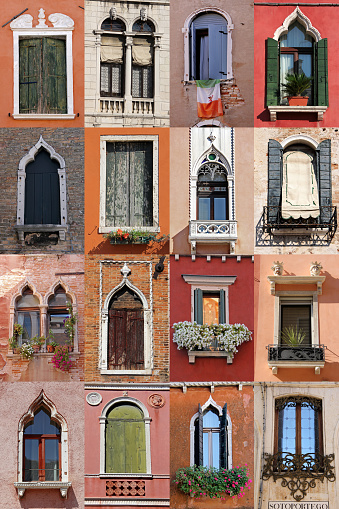 Composition of Italian windows
