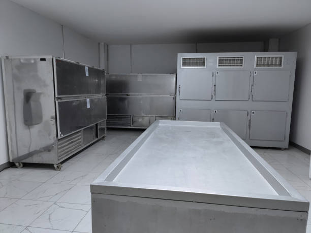 the hospital's morgue and the place where the body was laid the hospital's morgue and the place where the body was laid morgue stock pictures, royalty-free photos & images